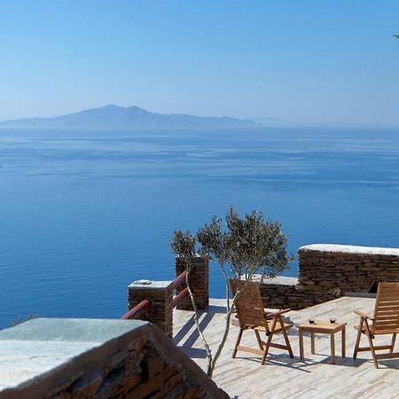 Acron Andros - Luxury Villa With Private Pool Korthio Exterior foto