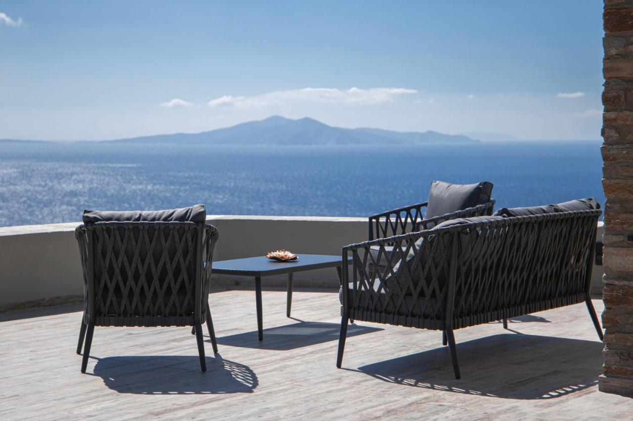 Acron Andros - Luxury Villa With Private Pool Korthio Exterior foto