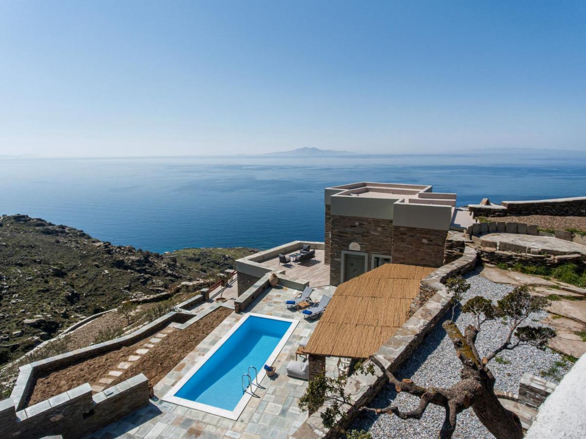 Acron Andros - Luxury Villa With Private Pool Korthio Exterior foto